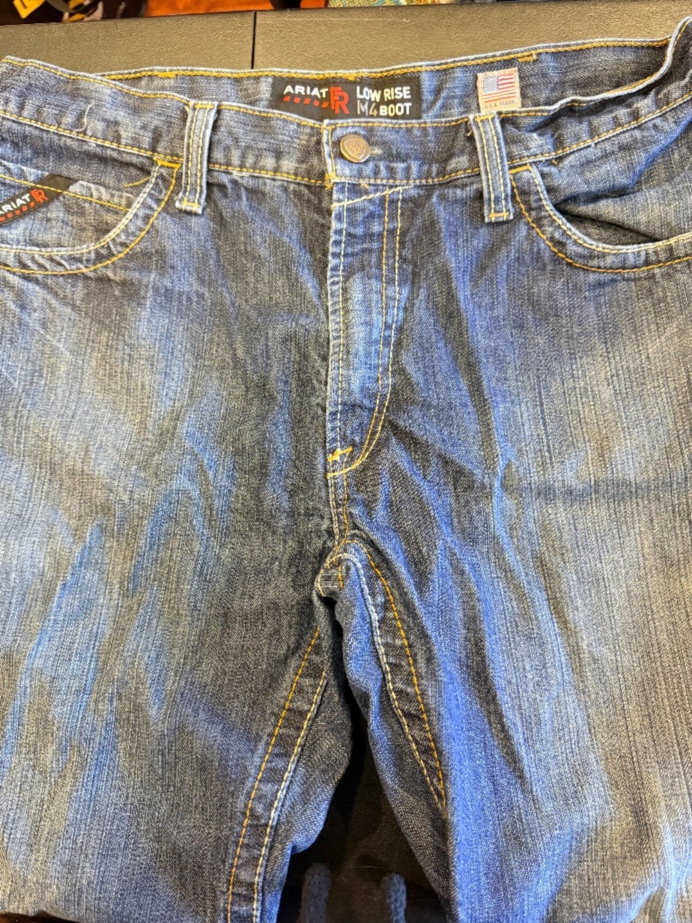 Ariat FR Men’s 36x30 M4 Low Rise Boot Cut Work Jeans